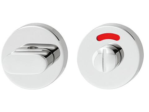 WC Escutcheon Set, &Oslash; 53 mm, Stainless Steel