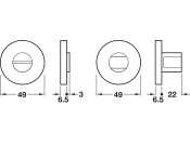 Lita WC Set D49mm 304 SSS