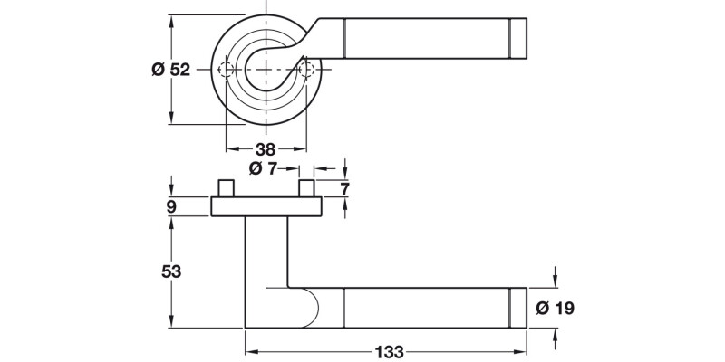 Selma Lever Hdls/Rose 304 PSSS