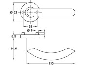 Startec Champ Lever Hdls/Rose 304 SSS