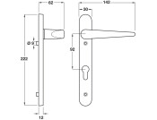 Lvr Hdls/Plt Multipoint ZA Pol Chrome
