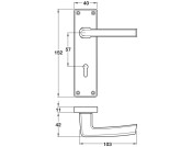 Cransley Lvr Hdls/Plt WC Alu SAA