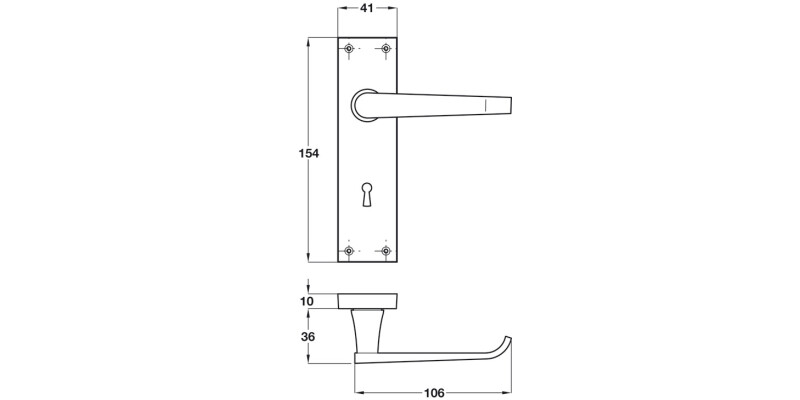 Victorian Lvr Hdls/Plt Plain WC SN