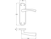 Olton Lever Hdls/Plt Lever ZA PC
