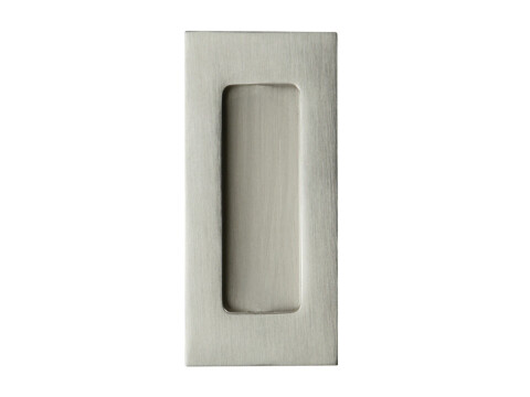 Flush Pull Hdl 102x50mm Brass PB