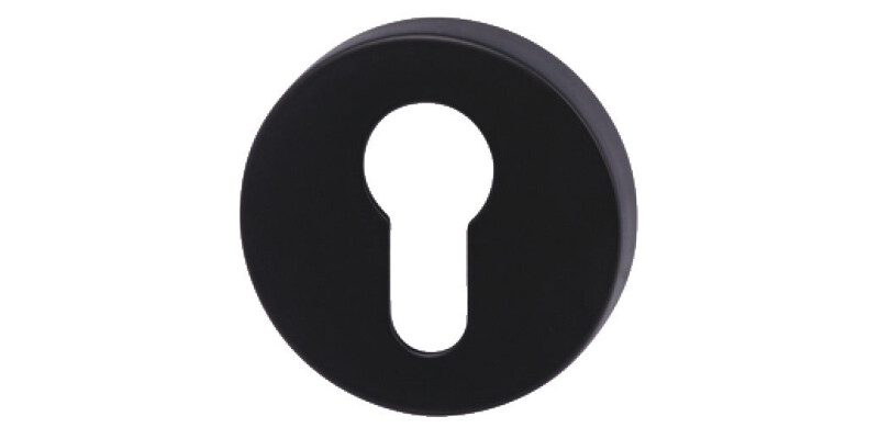 RO12 Escutcheons D52mm Pro Cyl ZA Blk