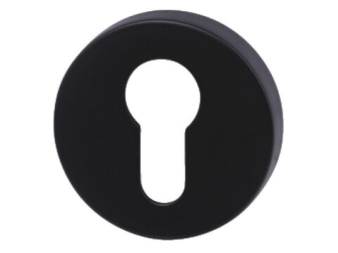 RO12 Escutcheons D52mm Pro Cyl ZA Blk