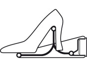 Tac Shoe Rack Wd Adj Silver Col/Black