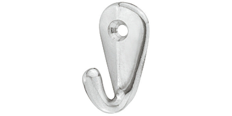 Coat Hook, Single, Aluminium