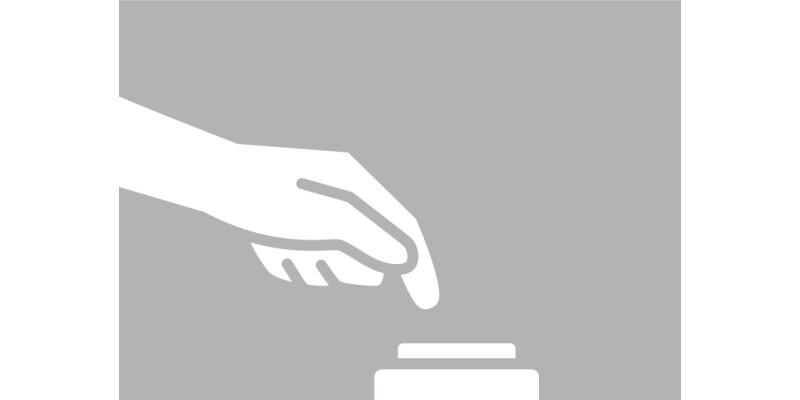 Loox LED PushButton Switch D14mm Grey