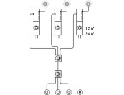 Loox LED Multi Driver Box 3x1.0m C.Leads