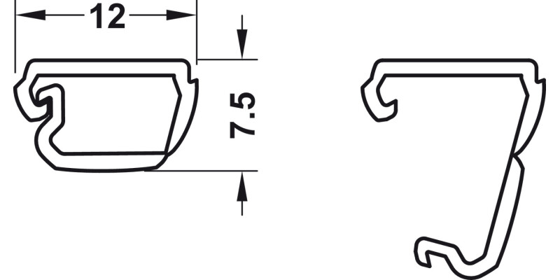 Loox Cable Channel+Lid 2.5m 9010 White
