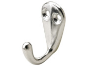 Coat Hook Single 42x21x35mm Alu Pol