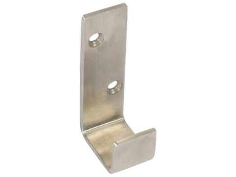 Coat Hook, Stainless Steel, 25 x 62 mm