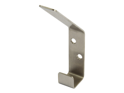 Hat and Coat Hook, Stainless Steel, 60 x 123 mm