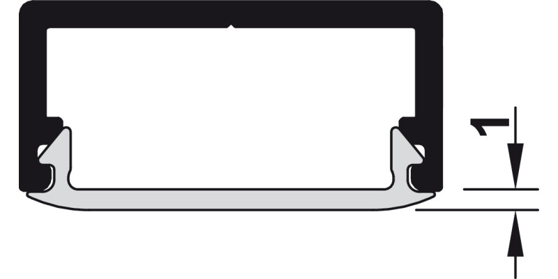 Loox LED Alu Pro Diffuser Cov 2.5m Milky