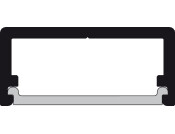 Loox LED Alu Pro Diffuser Cov 2.5m Milky