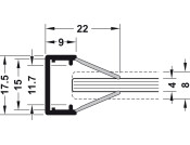 Loox LED Glass Edge Pro 2.0m Milky