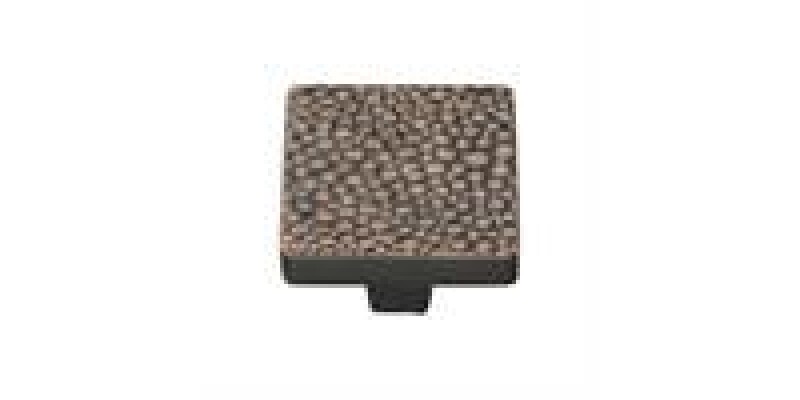Heritage Brass Cabinet Knob Square Stingray Design