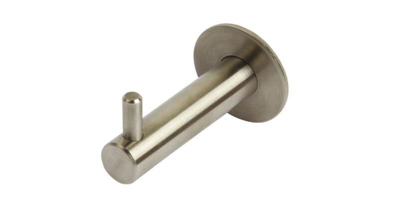 Coat Hook, Brushed Stainless Steel, 62 x &Oslash; 35 mm