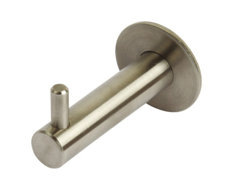 Coat Hook, Brushed Stainless Steel, 62 x &Oslash; 35 mm