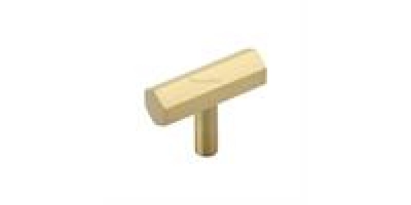 Heritage Brass Cabinet Knob Hexagon Bar Design 41mm Length