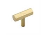 Heritage Brass Cabinet Knob Hexagon Bar Design 41mm Length