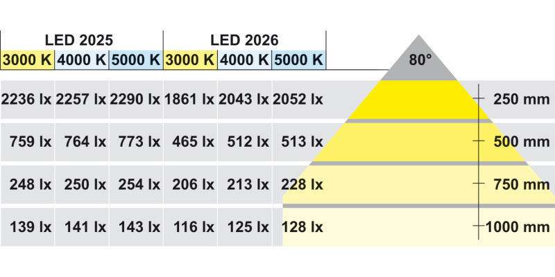 Loox LED2025 DL 12V/3.8W 5000K Slv