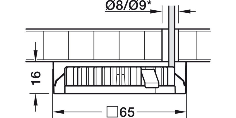 Loox LED2025/2026 Bezel Rnd SM 12V Ant