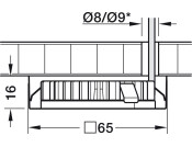 Loox LED2025/2026 Bezel Rnd SM 12V Slv