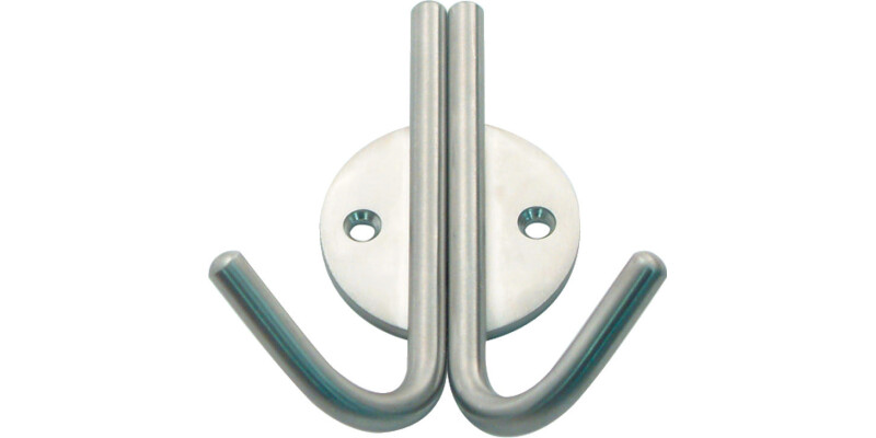 Coat Hook, Stainless Steel, 42 x 99 mm