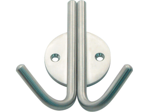Coat Hook, Stainless Steel, 42 x 99 mm