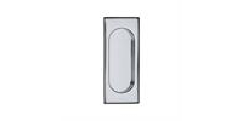 Flush Pull Handle 105mm Solid Brass