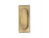 Flush Pull Handle 105mm Solid Brass