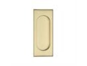 Flush Pull Handle 105mm Solid Brass