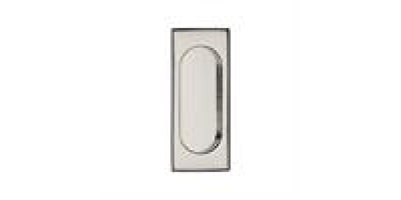 Flush Pull Handle 105mm Solid Brass