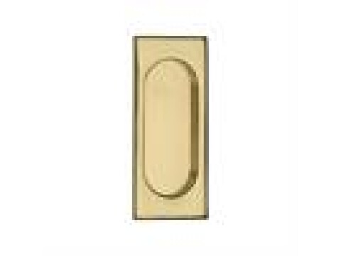 Flush Pull Handle 105mm Solid Brass