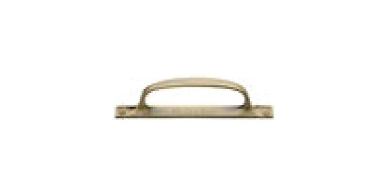 Heritage Brass Door Pull Handle on Plate Offset