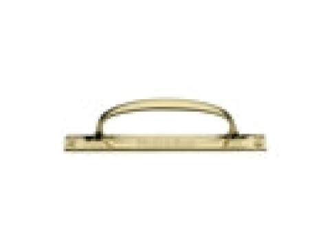 Heritage Brass Door Pull Handle on Plate Offset