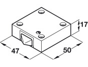 Built-In Switch Unit 2A/240V AC Blk Push