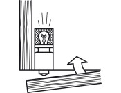 Built-In Switch Unit 2A/240V AC Blk Push