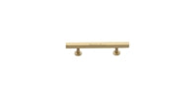 Heritage Brass Cabinet Pull Square Design with Footings