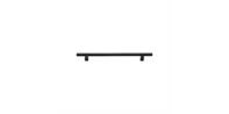 Matt Black Rustic Iron Cabinet Pull Round Bar Design