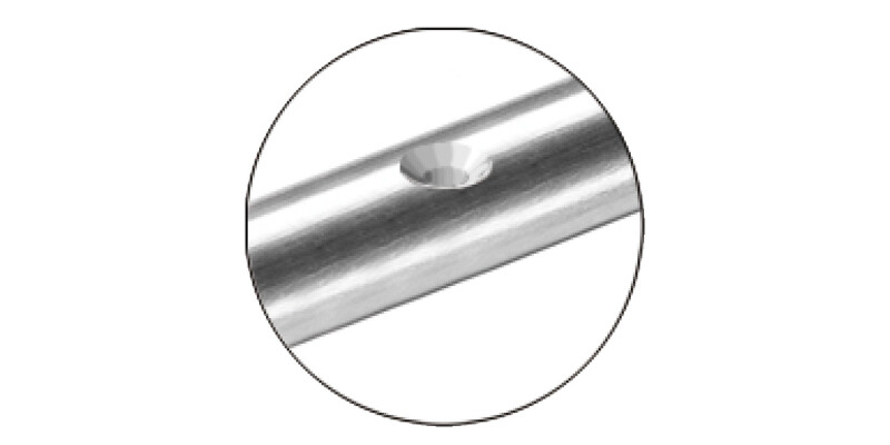 Hot Rod Set Self Adhesive 450mm St St