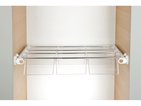 W/Robe Sys+ PO Shoe Tray 6kg Wht/B.Alu