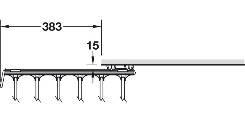 W/Robe Sys+ PO Adj Width 7kg Wht/Alu