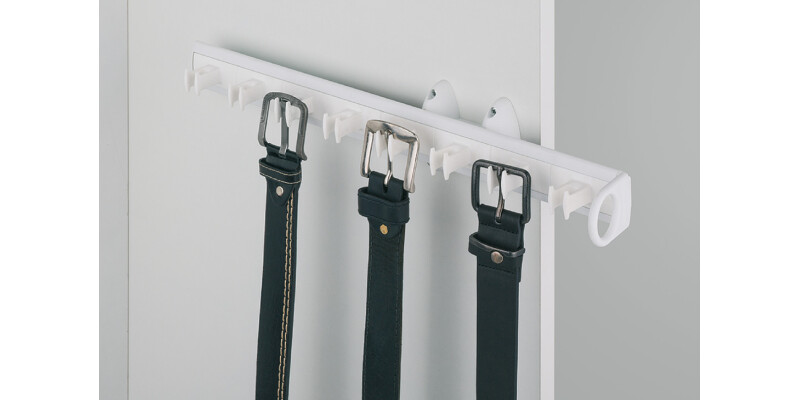 W/Robe PO Belt Rack 500mm 8 Belts Black