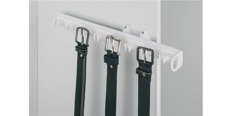 W/Robe PO Belt Rack 500mm 8 Belts Black