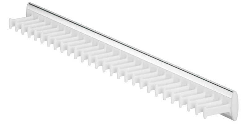 W/Robe Tie Rack 28 Ties 47x432x48mm Blk