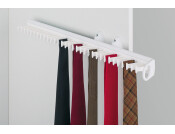W/Robe PO Tie Rack 505mm 32 Ties Black